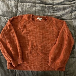 Orange sweater